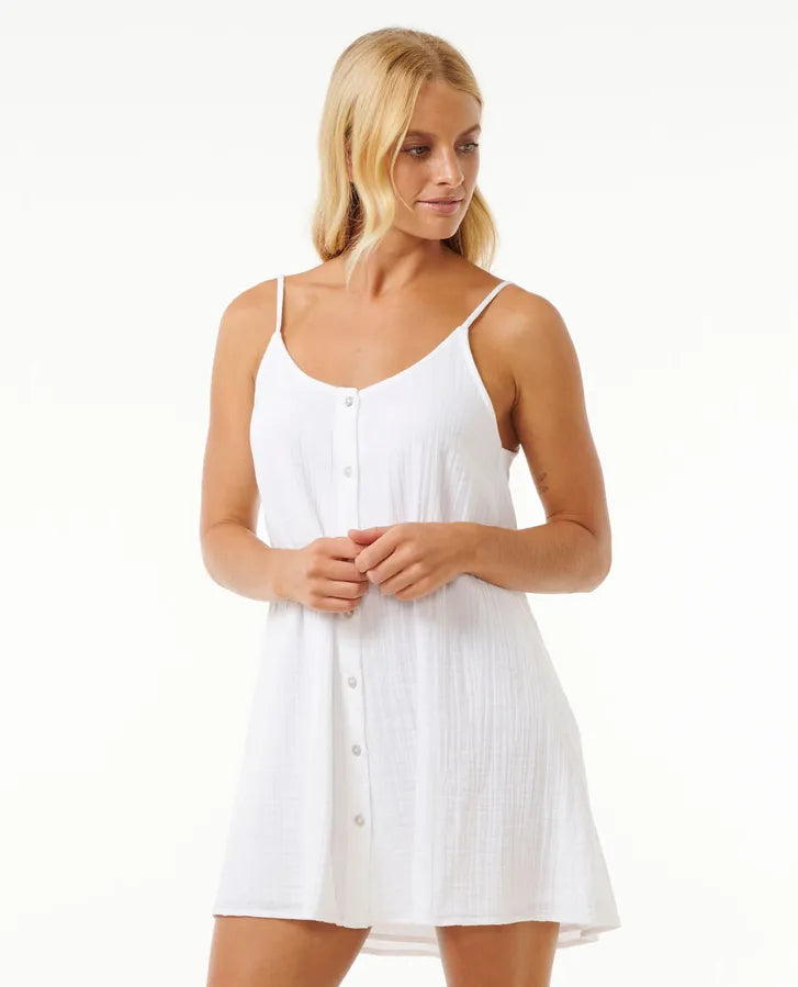RIP CURL PREMIUM SUF COVER UP - WHITE