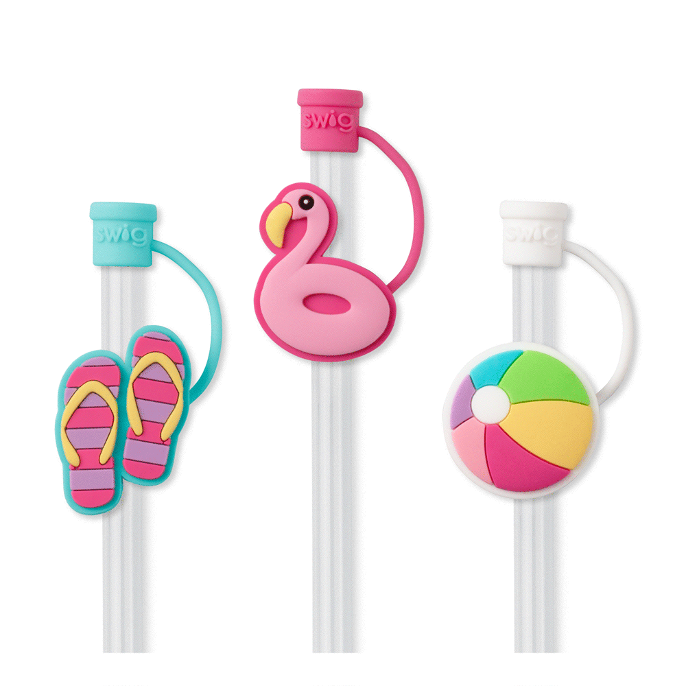 POOL STRAW TOPPER SET