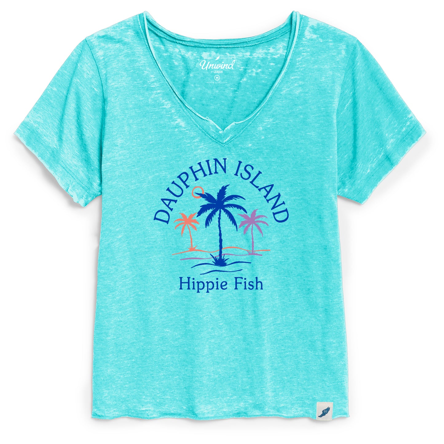 TINKER PALM TREE V-NECK TEES