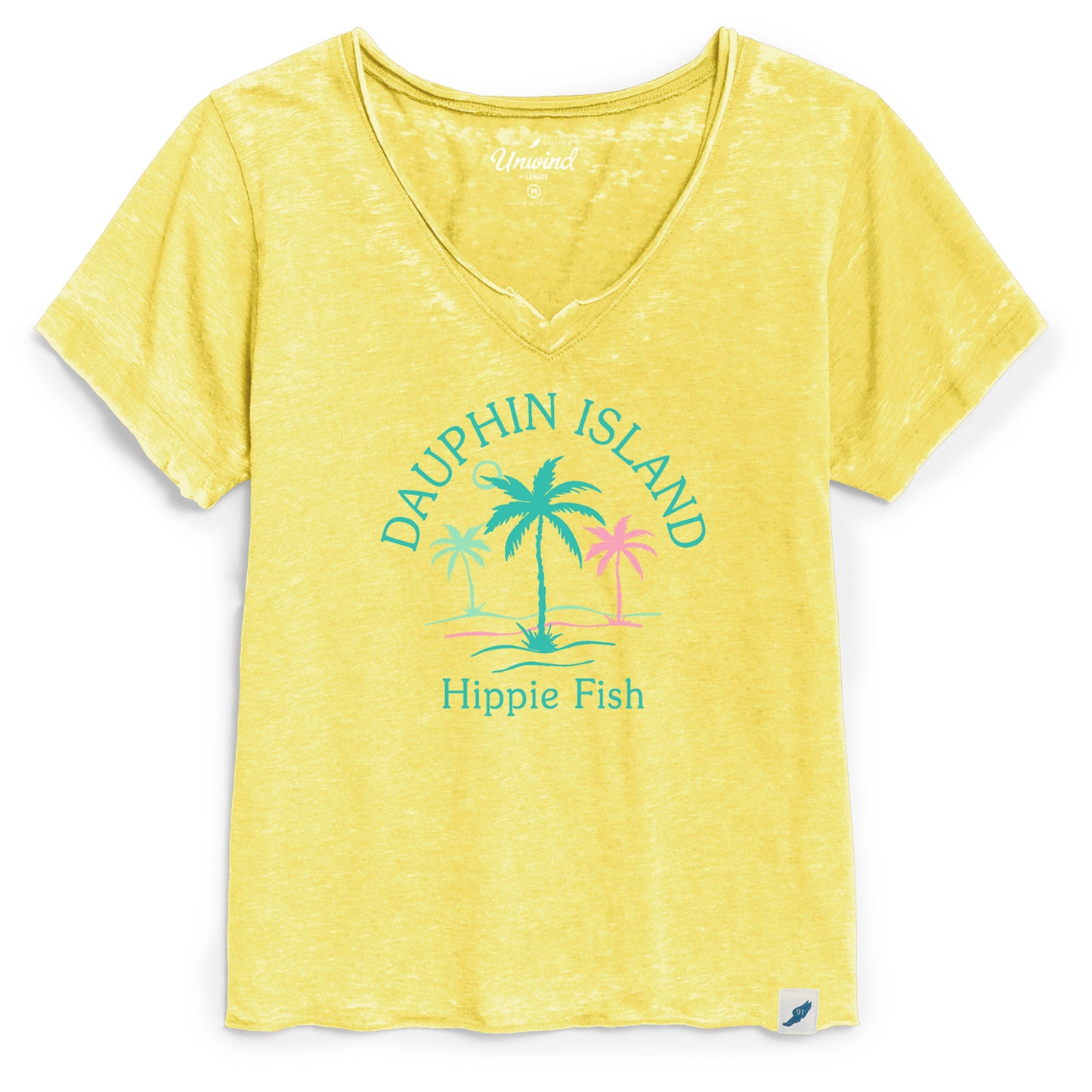 TINKER PALM TREE V-NECK TEES