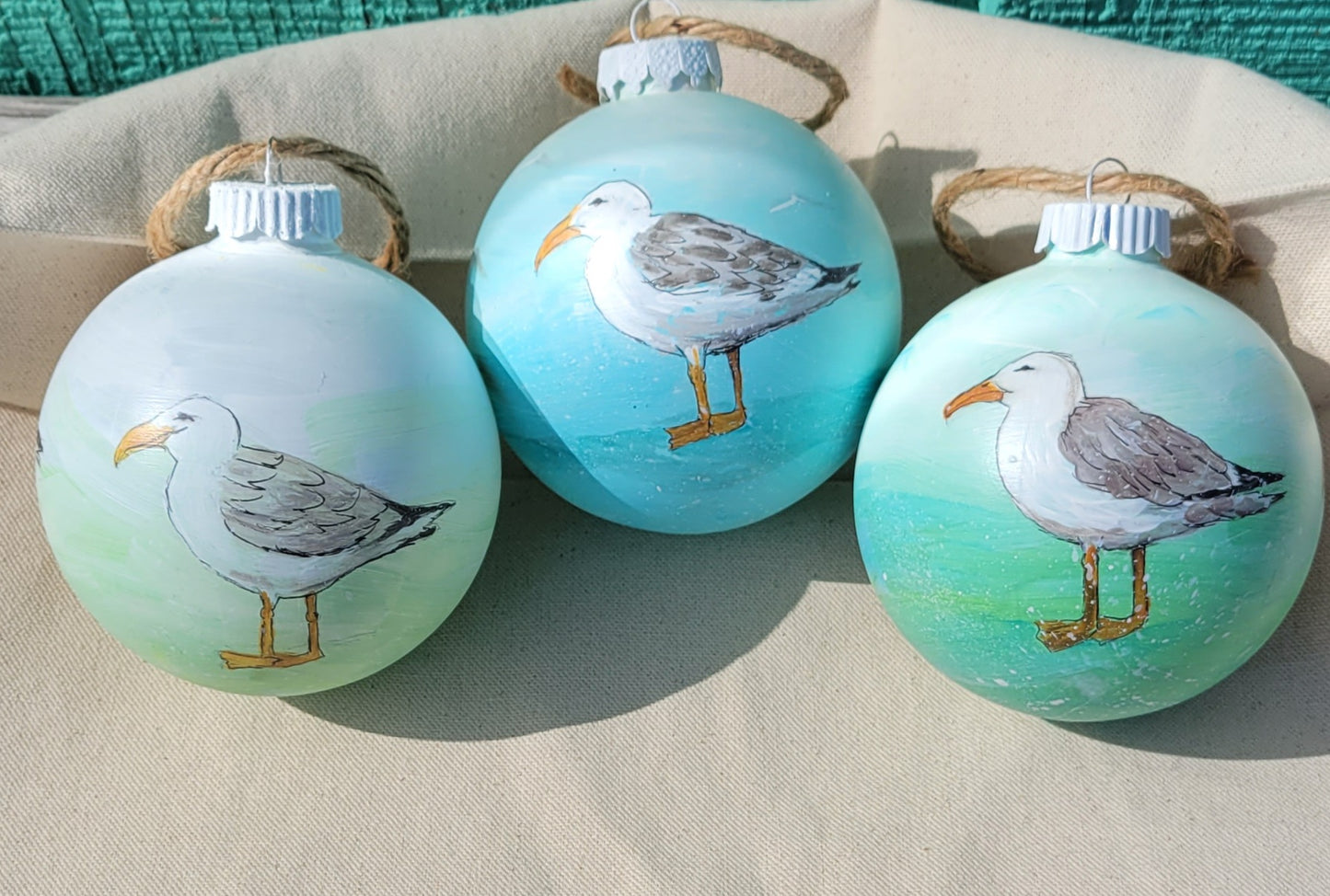 KATHY CORELLI HAND PAINTED ORNAMENTS