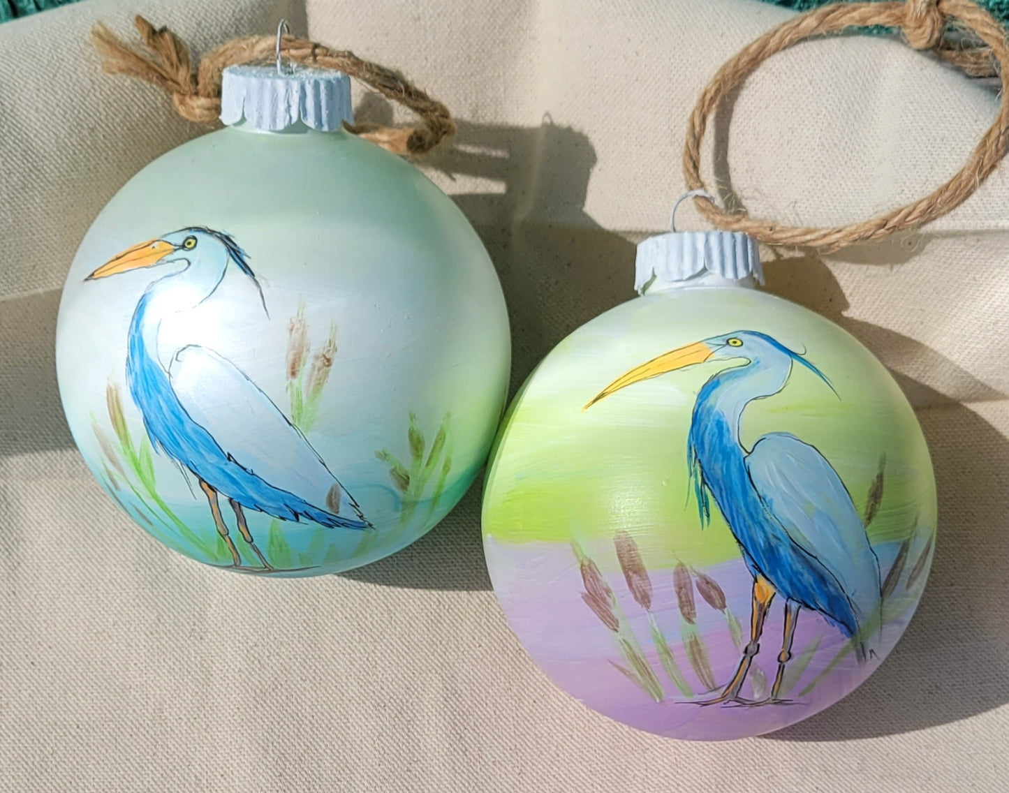 KATHY CORELLI HAND PAINTED ORNAMENTS