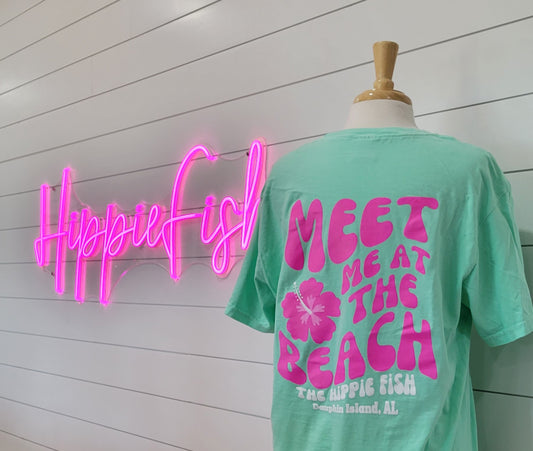 MEET ME AT THE BEACH SS T-SHIRT