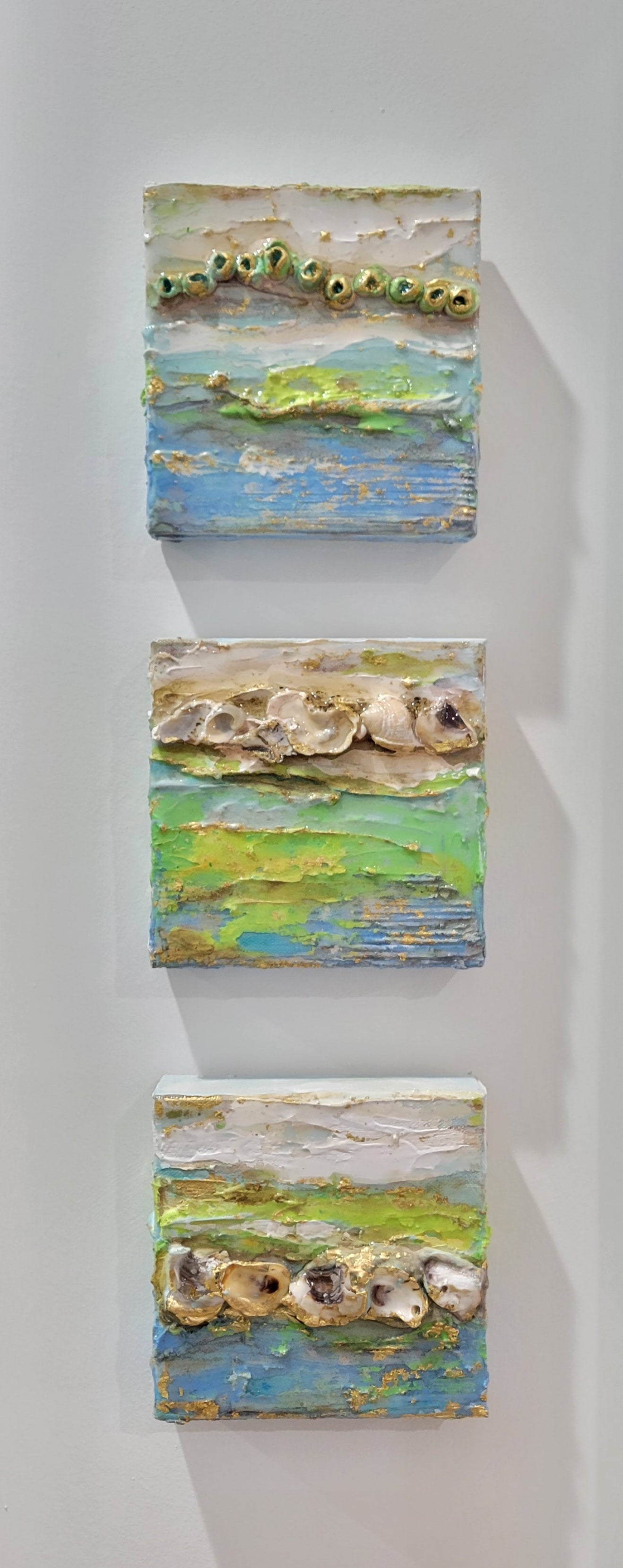 KATHY CORELLI ART 6X6 BARNACLES