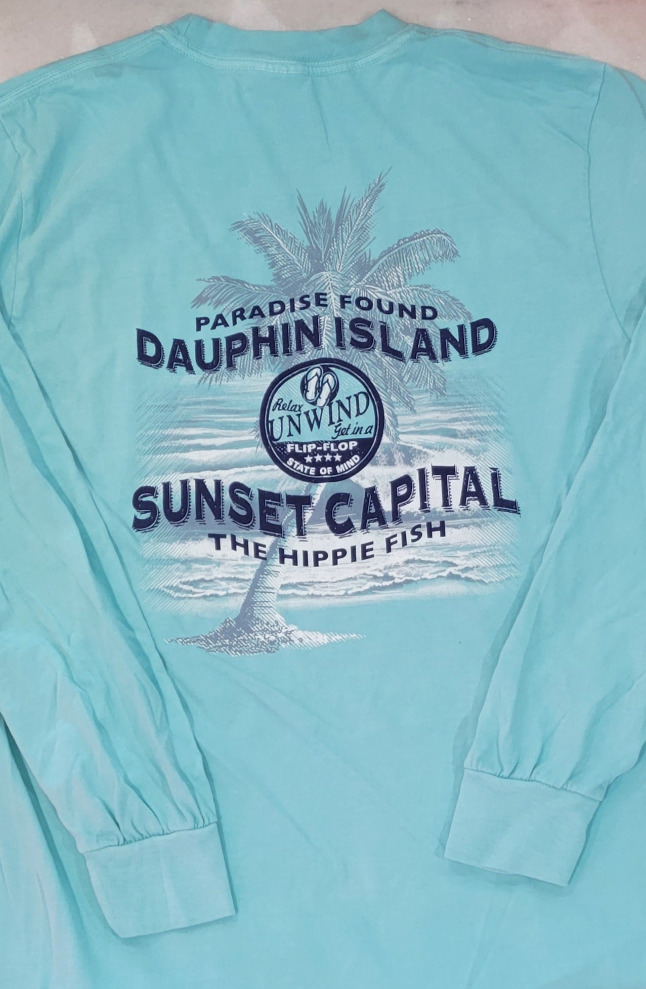 FLIP-FLOP JETTIE PALM TREE LS T-SHIRT