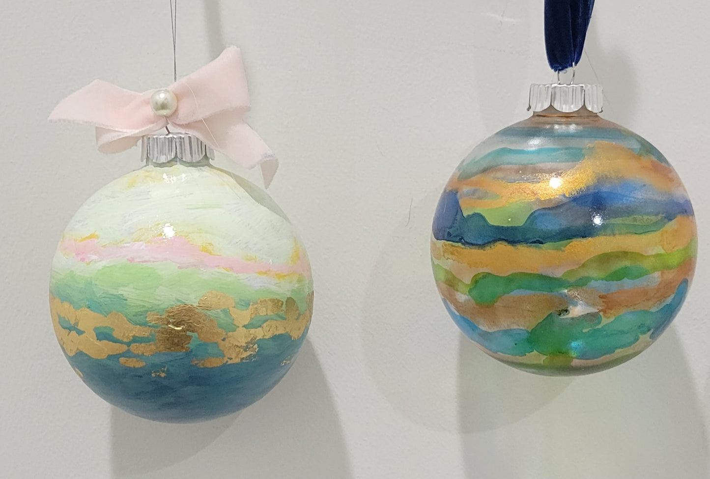 KATHY CORELLI HAND PAINTED ORNAMENTS