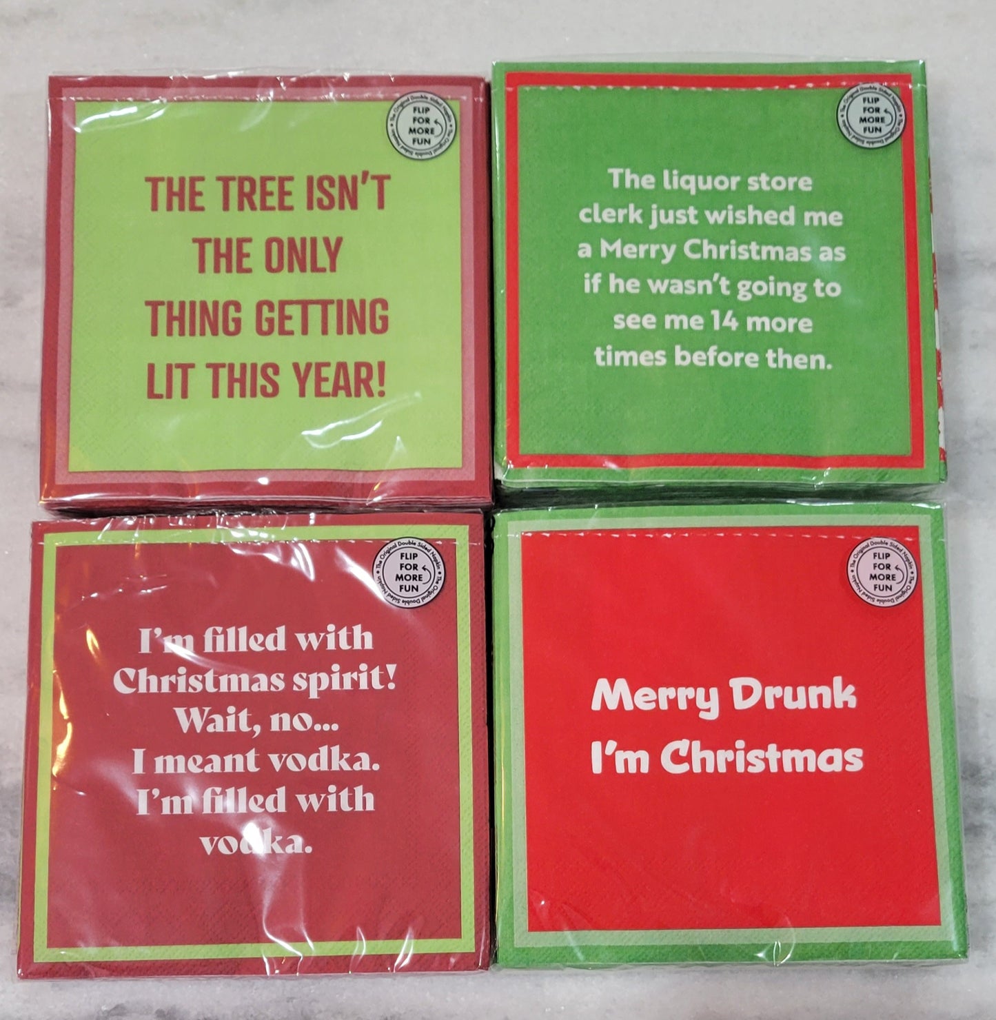 HUMOROUS NAPKINS & COASTERS
