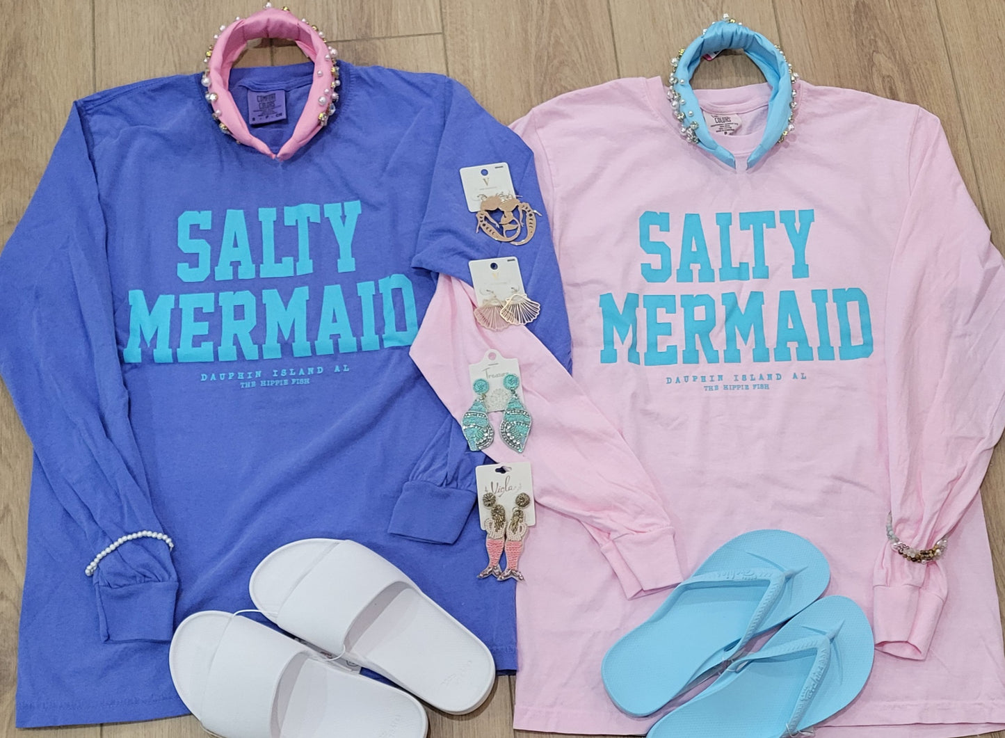 SALTY MERMAID LS T-SHIRT
