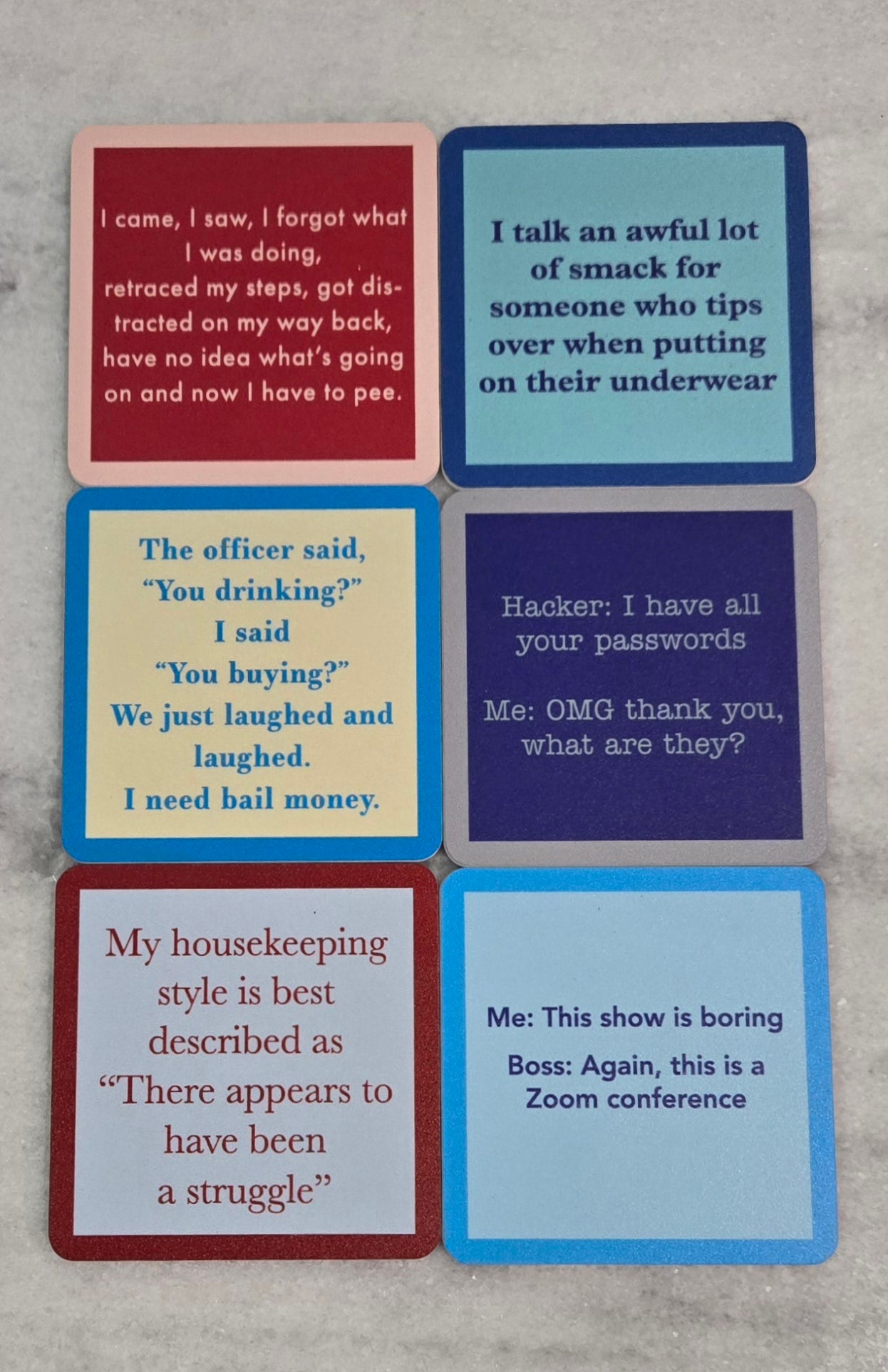 HUMOROUS NAPKINS & COASTERS