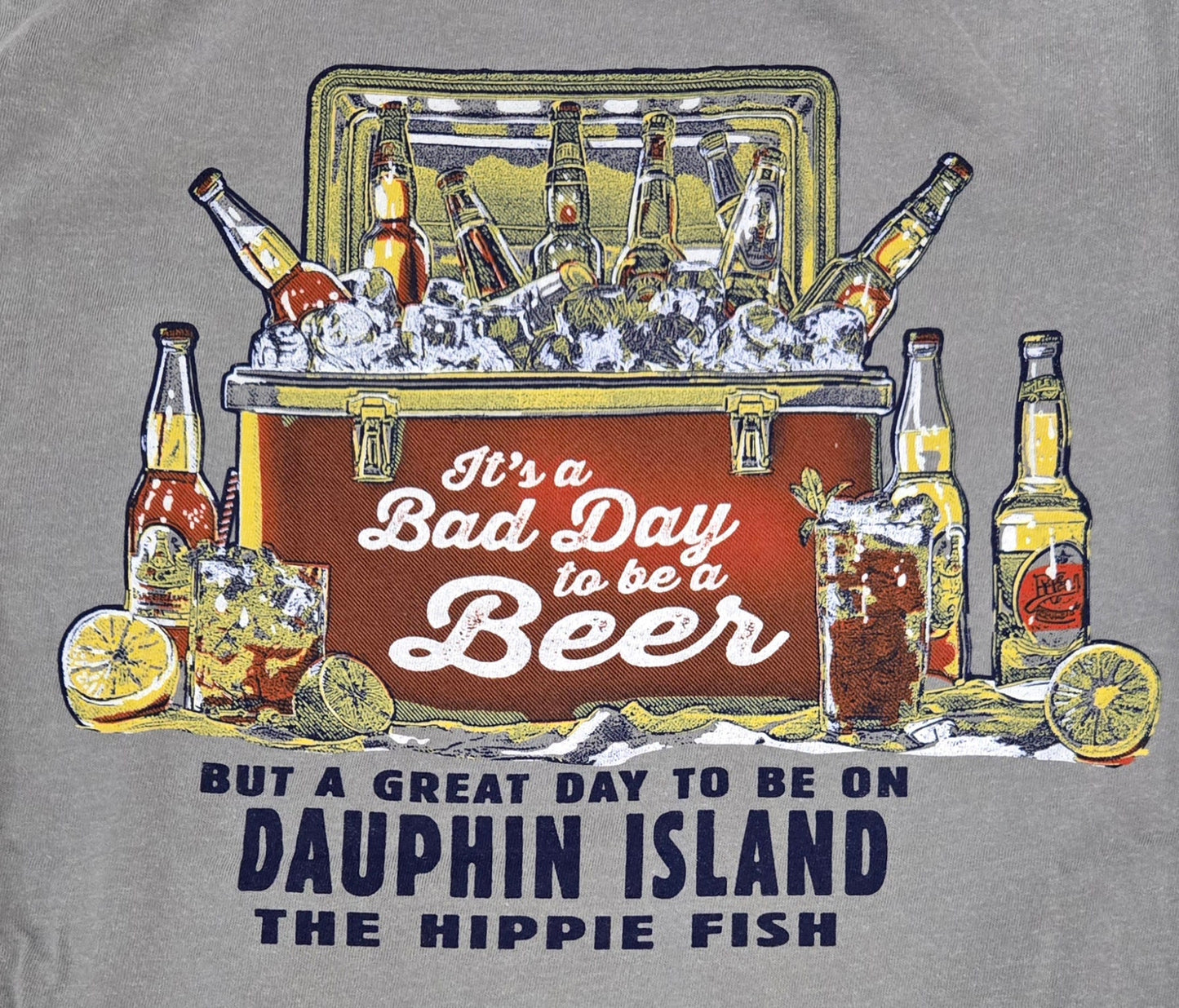 IT'S A BAD DAY TO BE A BEER LS T-SHIRT