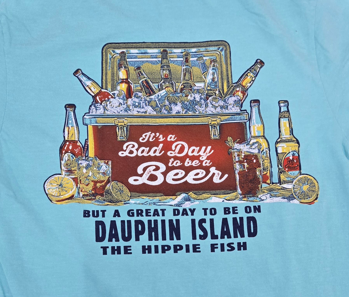 IT'S A BAD DAY TO BE A BEER SS T-SHIRT