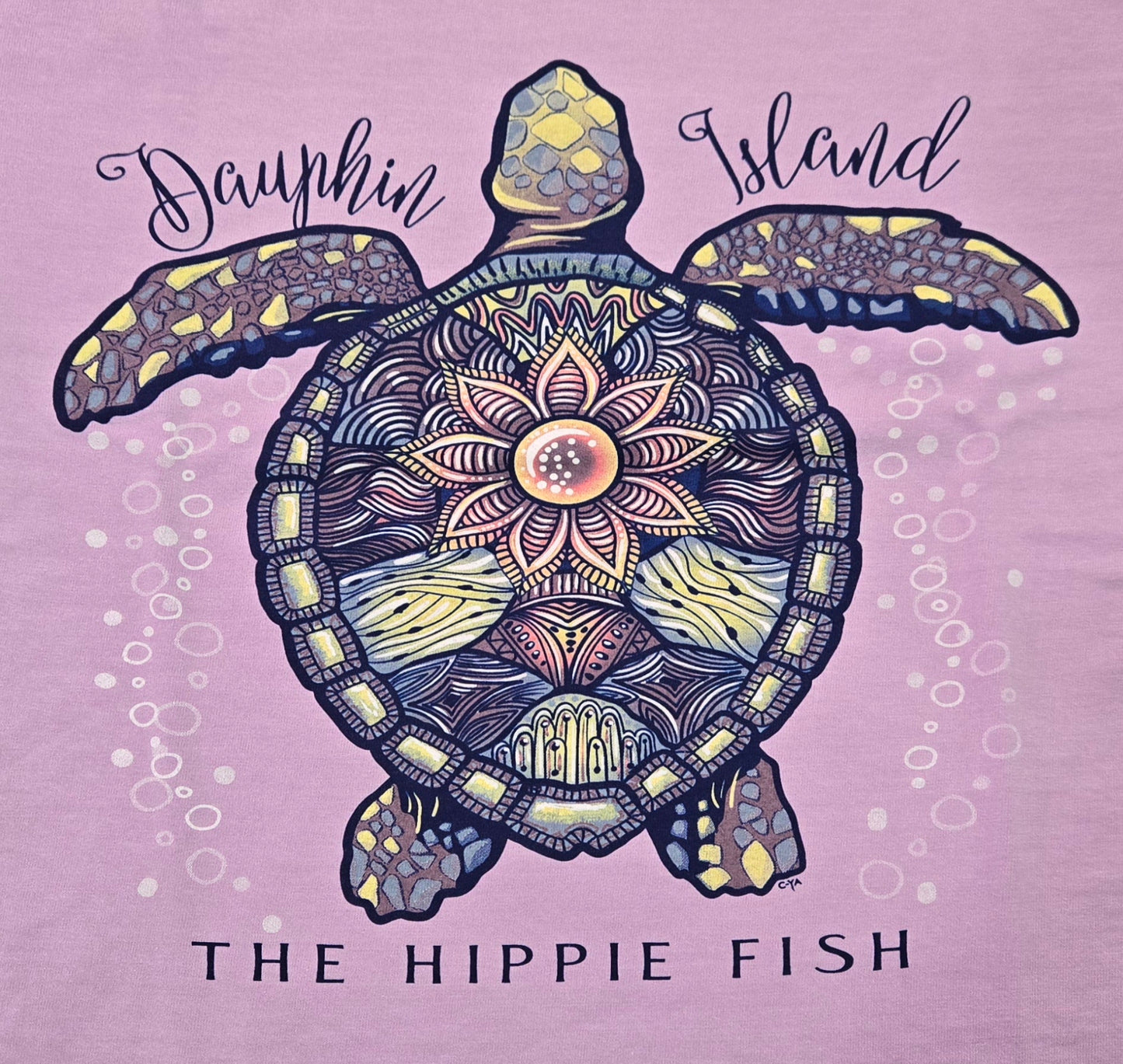 MANDALA SEA TURTLE LS T-SHIRT