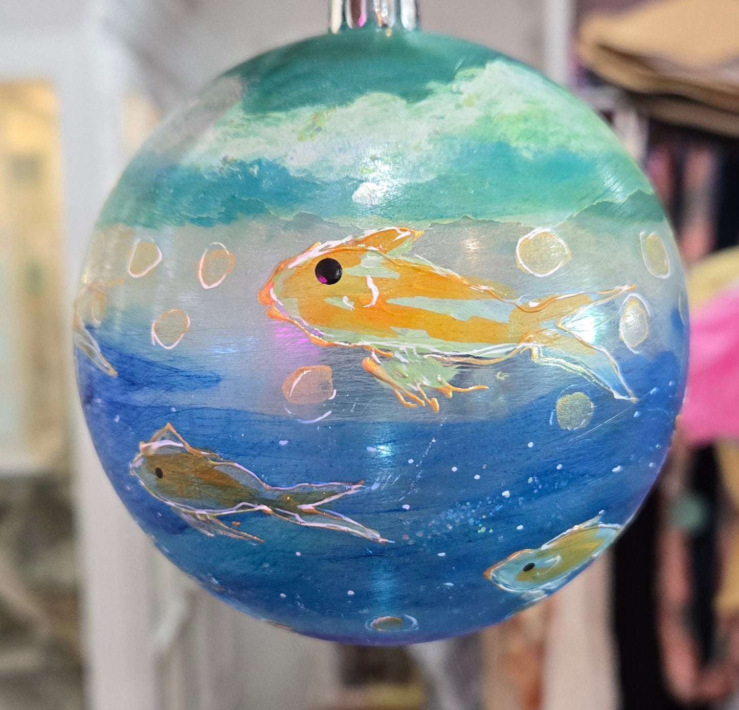 KATHY CORELLI HAND PAINTED ORNAMENTS 2