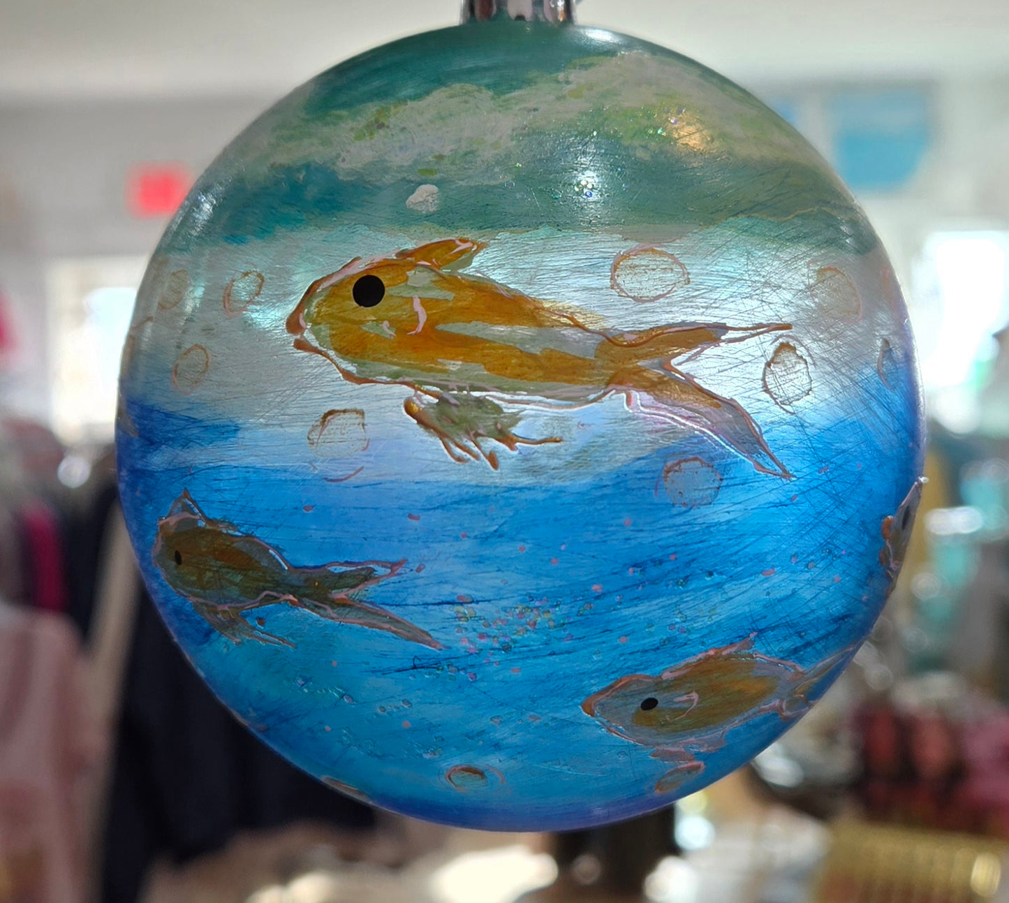 KATHY CORELLI HAND PAINTED ORNAMENTS 2