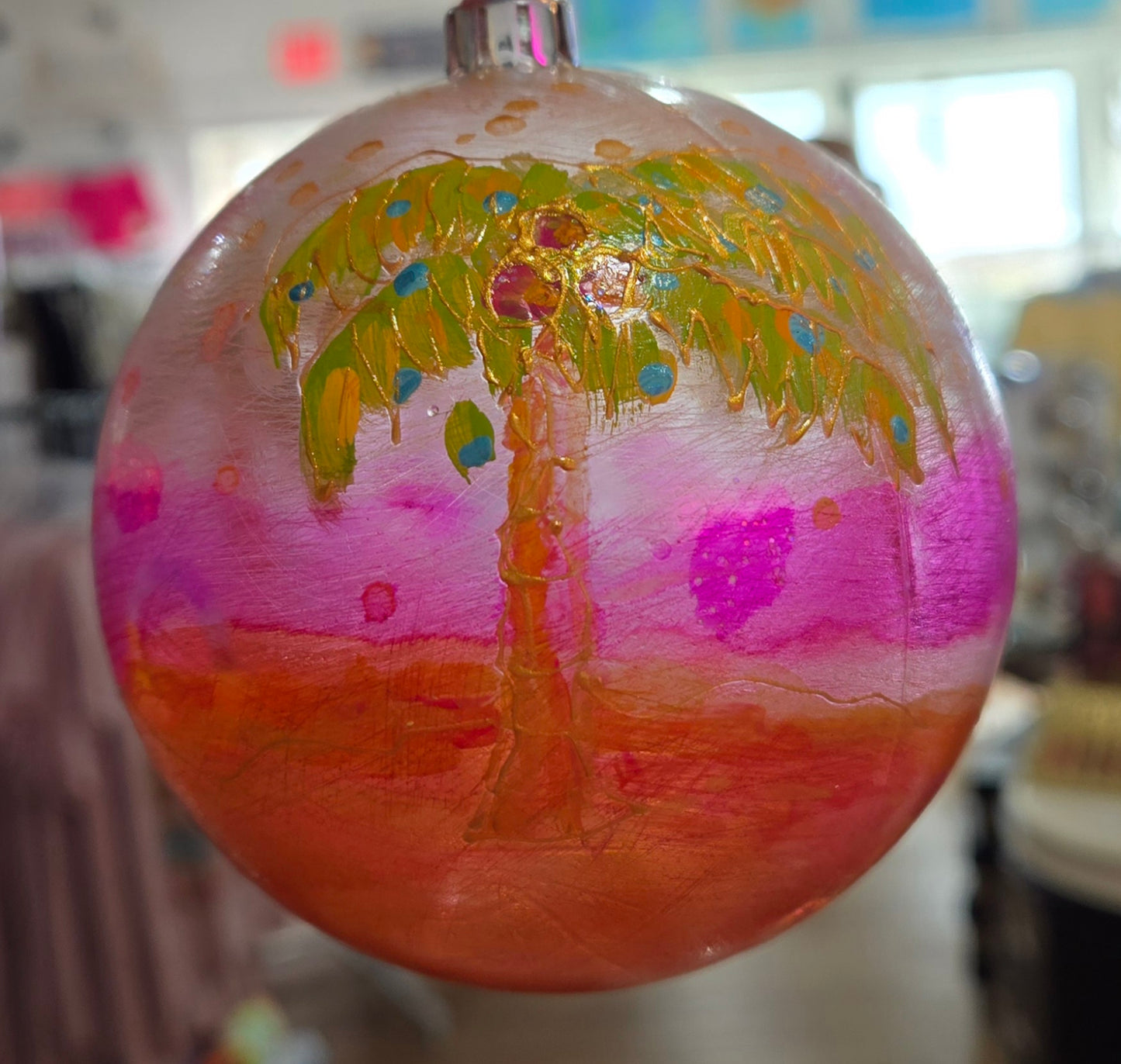 KATHY CORELLI HAND PAINTED ORNAMENTS 2