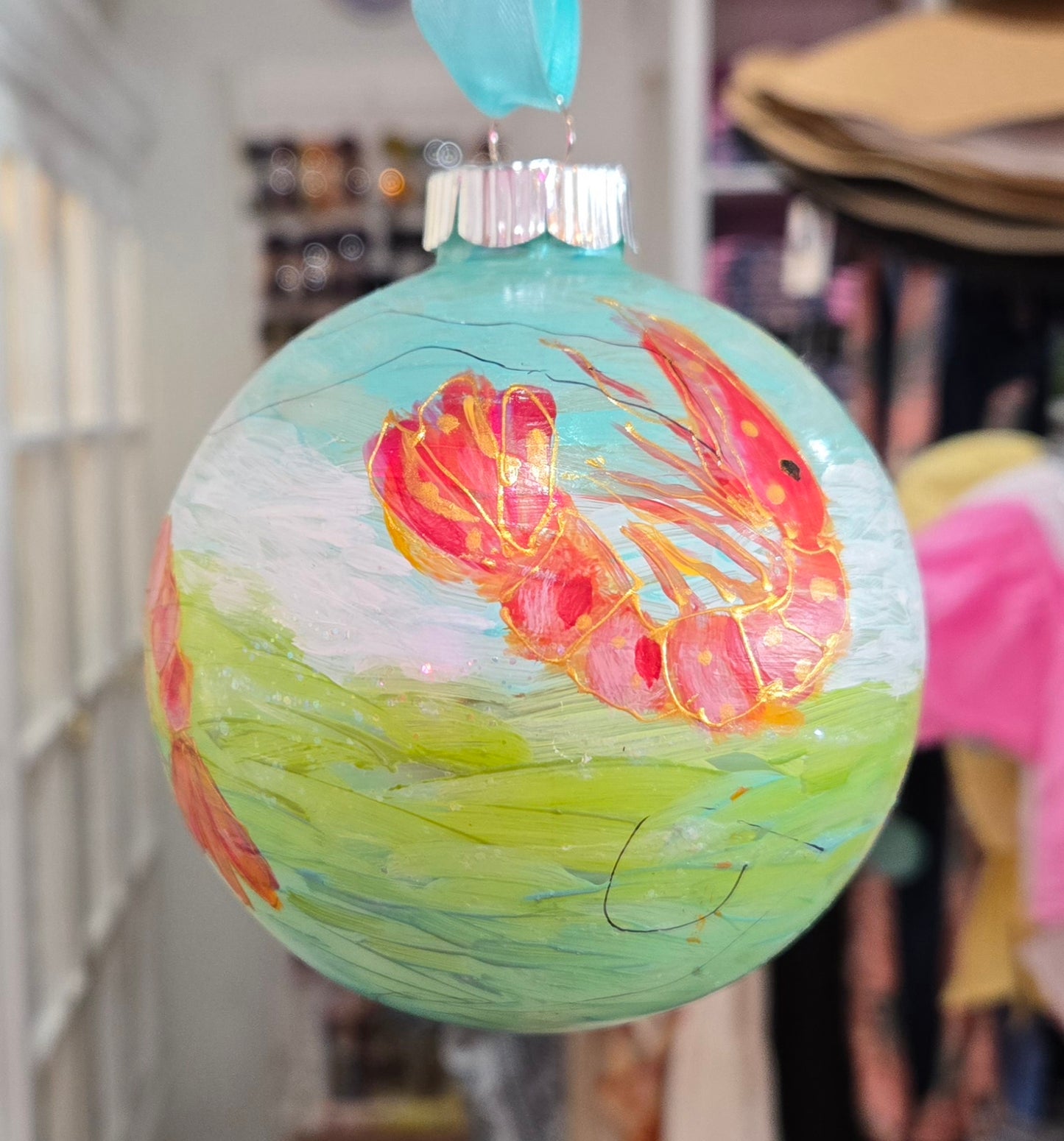 KATHY CORELLI HAND PAINTED ORNAMENTS 2