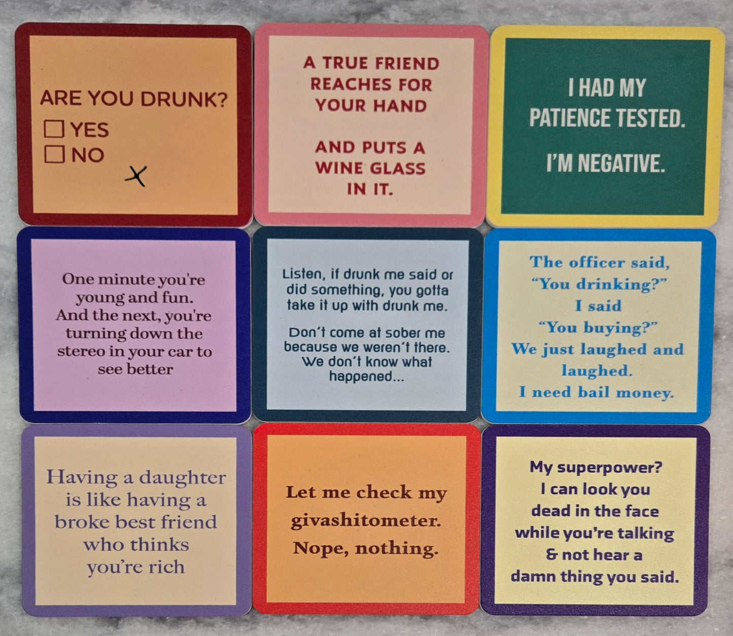 HUMOROUS NAPKINS & COASTERS