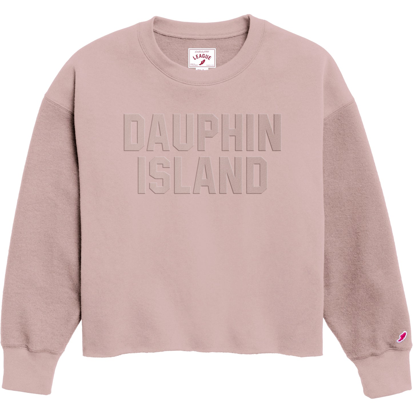 MARSHMALLOW PUFF DI MIDI CROP SWEATSHIRT