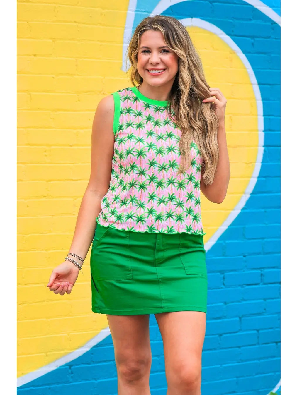 SADIE CARGO SKIRT - GREEN
