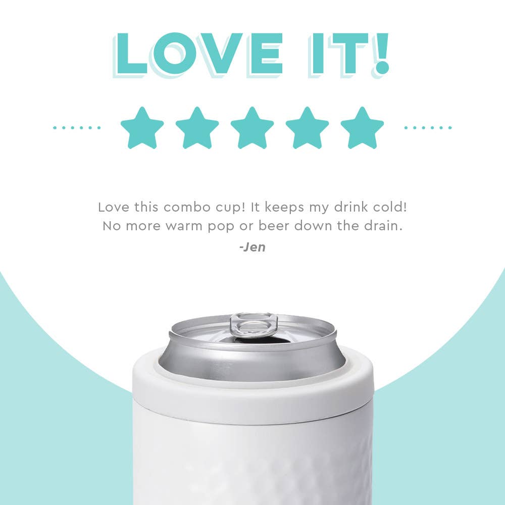 GOLF BALL CAN + BOTTLE COOLER (12OZ)