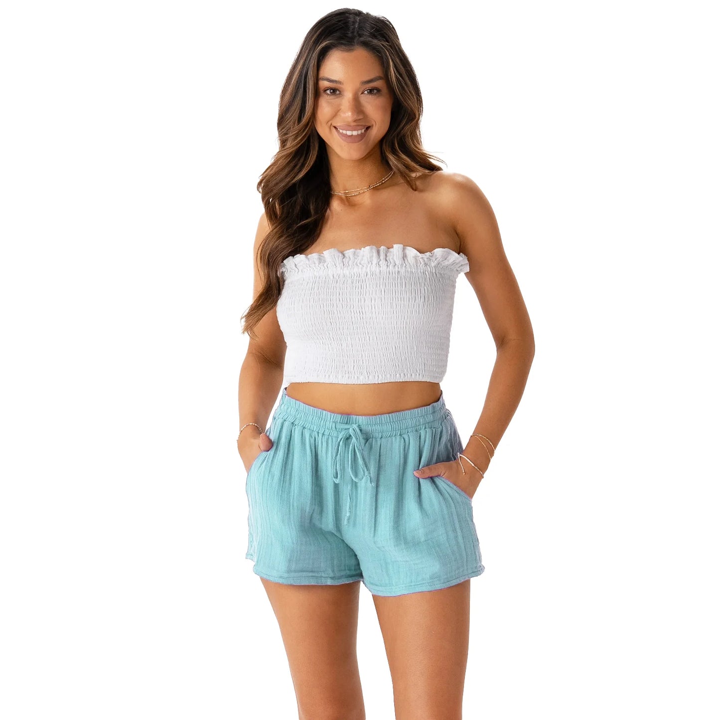 COTTON CABANA SHORTS