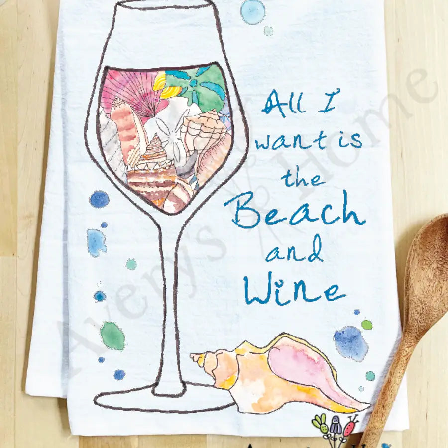 WATERCOLOR TEA TOWELS & STONE COASTERS