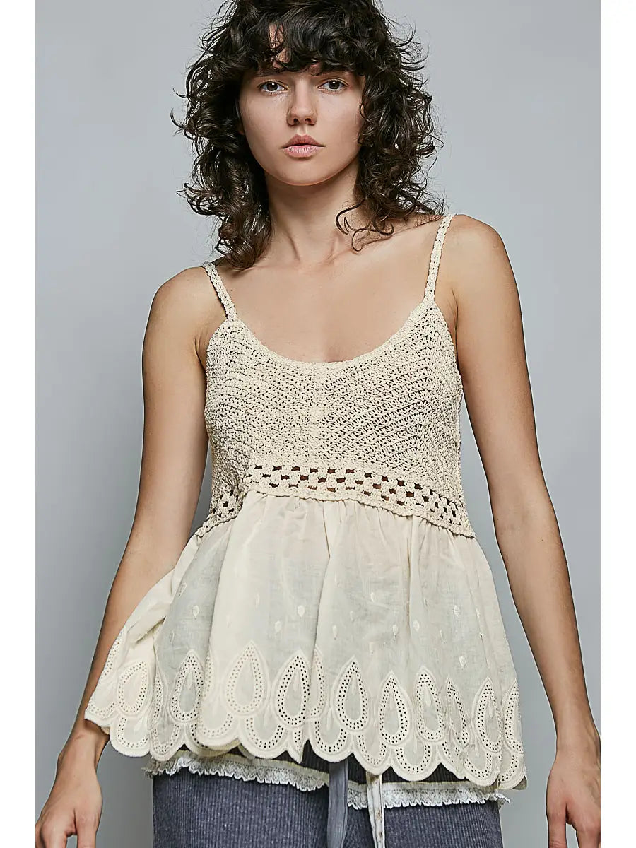 BOHO CROCHET TANK