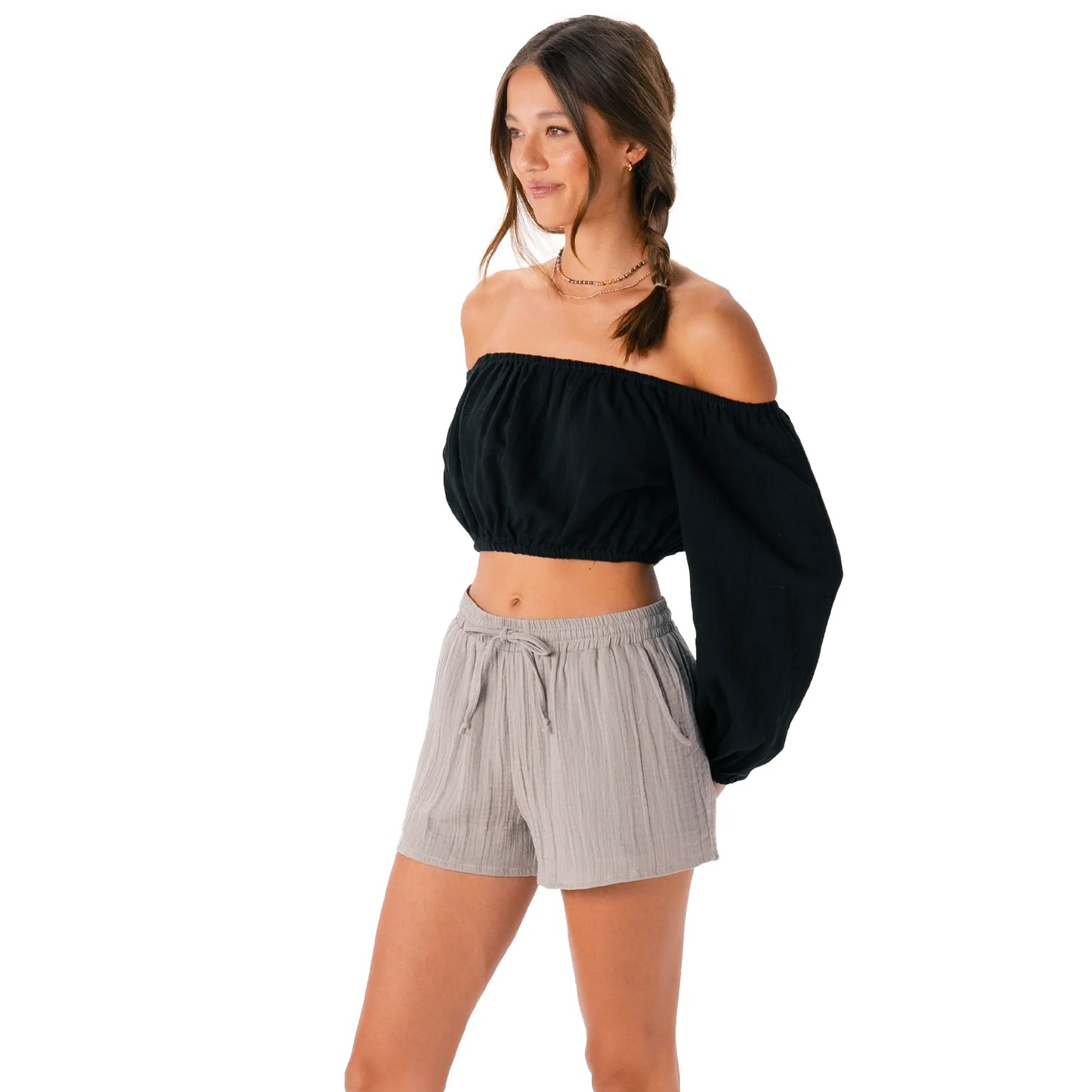 COTTON CABANA SHORTS