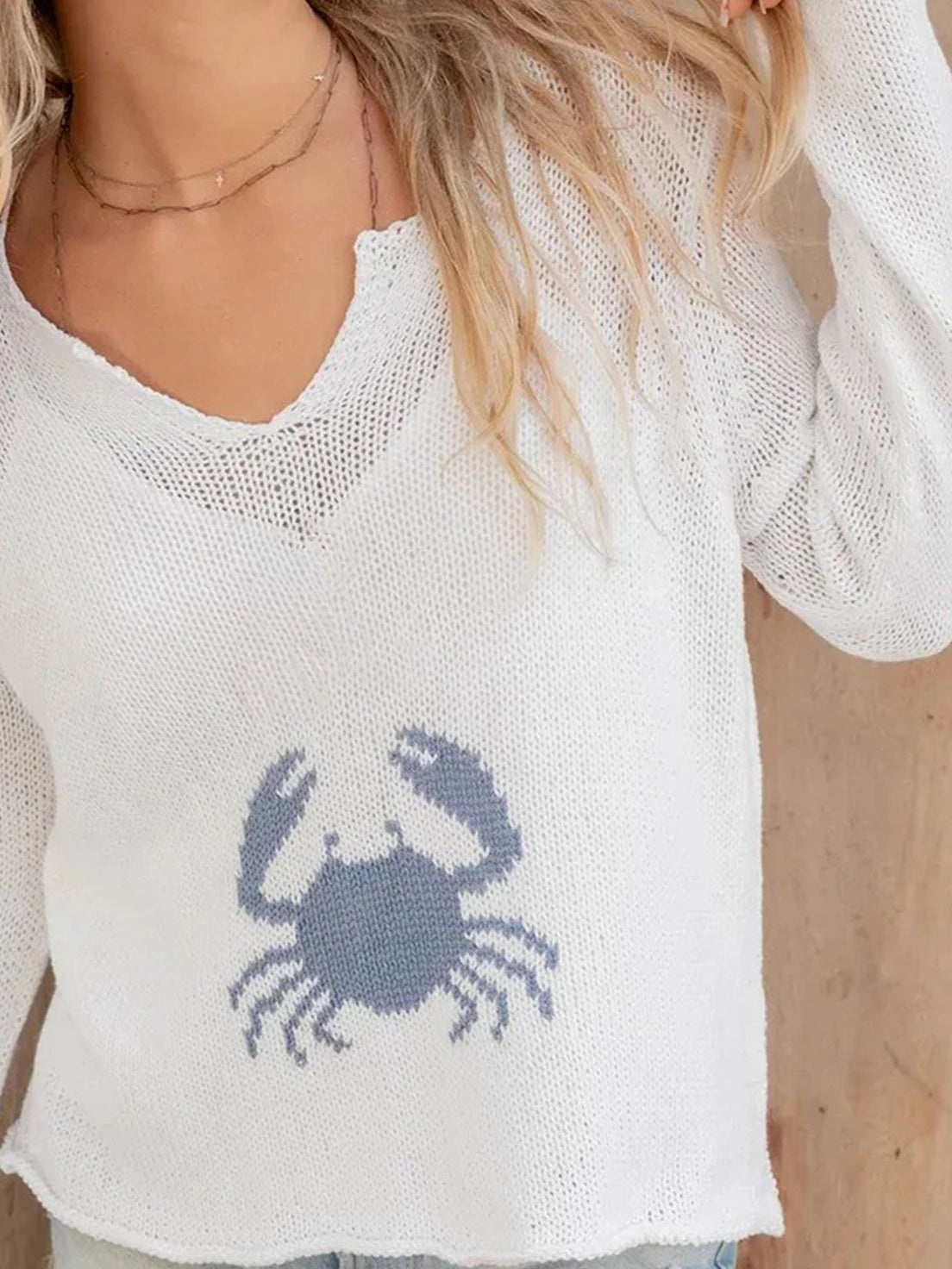 CRAB KNIT SWEATER