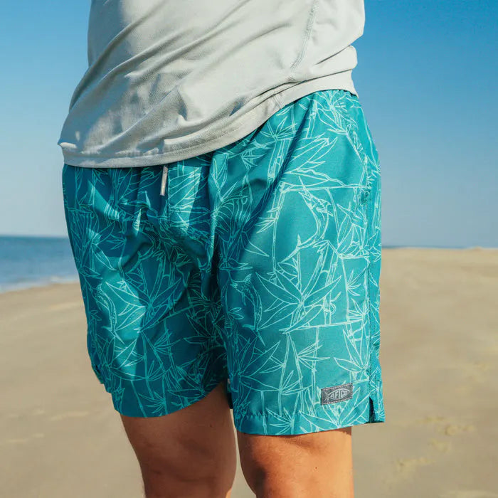 AFTCO STRIKE PRINTED SWIM SHORTS