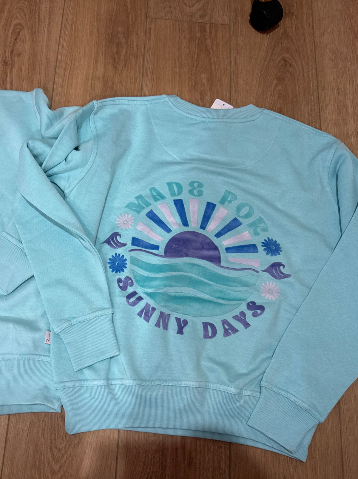 SUNNY DAYS CHENILLE CREW NECK