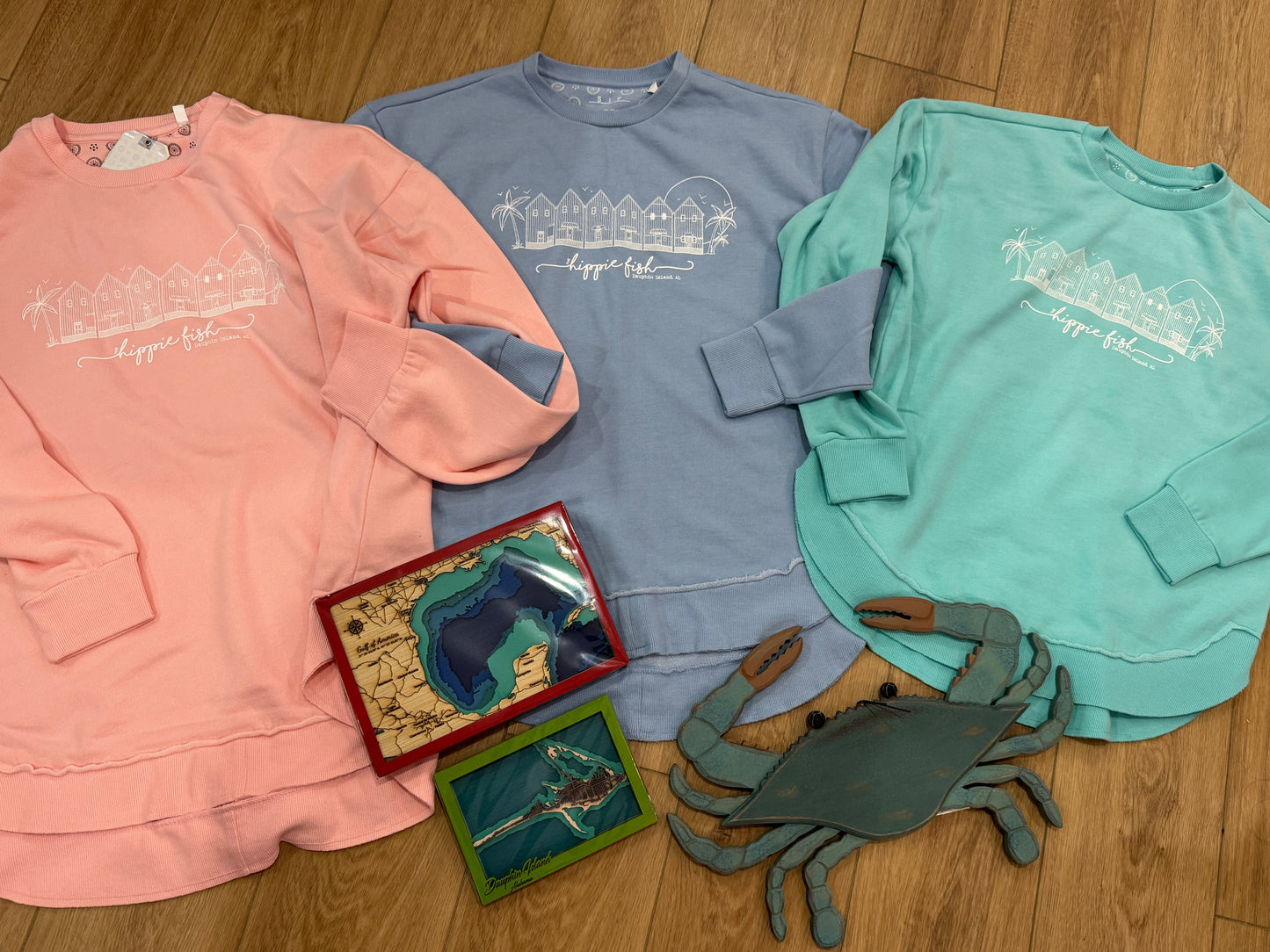 BIRDHOUSE PONCHO CUT SWEATSHIRTS