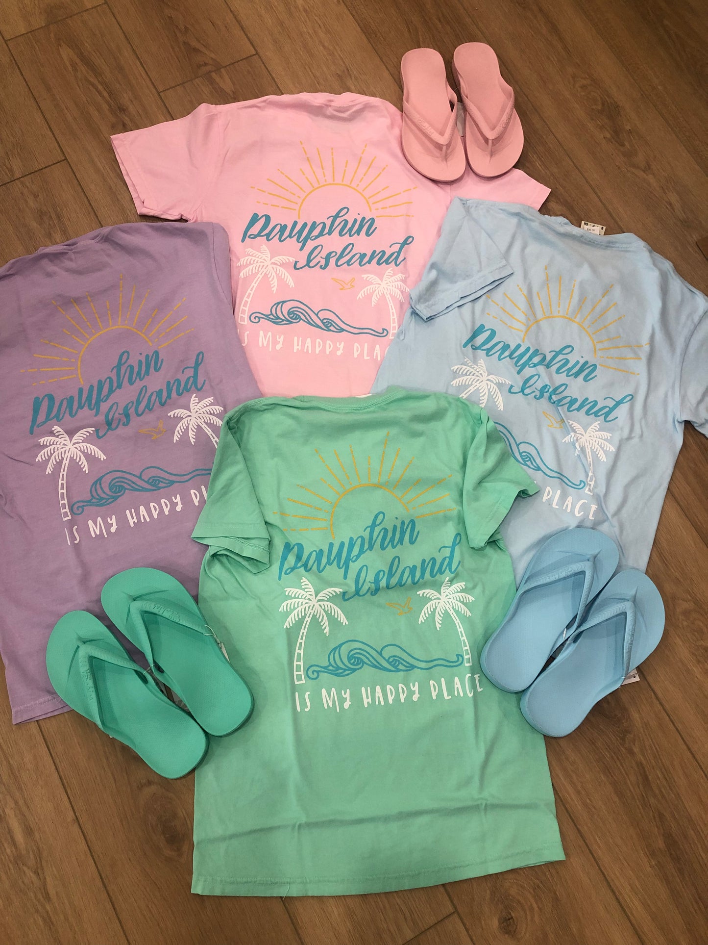 DAUPHIN ISLAND IS MY HAPPY PLACE SS T-SHIRT