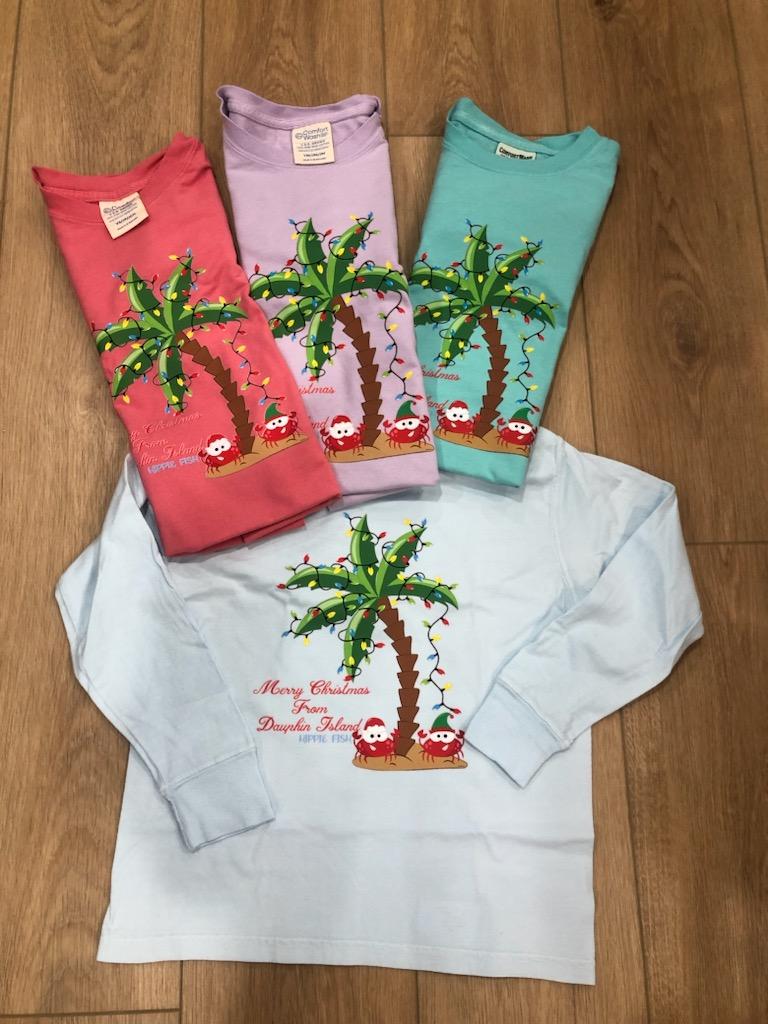 MERRY CHRISTMAS FROM DAUPHIN ISLAND L/S (YOUTH) T-SHIRT