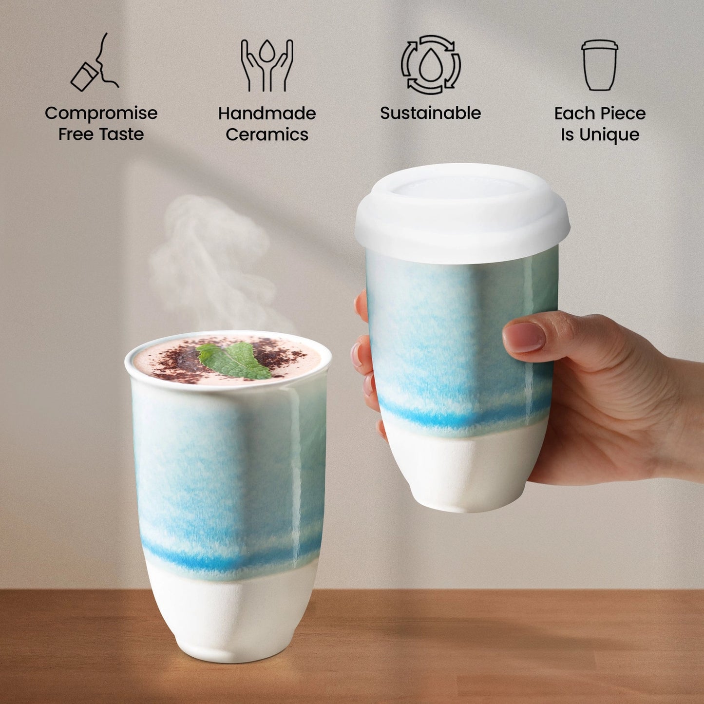 CERAMIC COFFEE CUPS