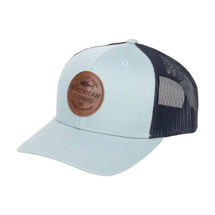 AFTCO LEMONADE LEATHER TRUCKER HAT