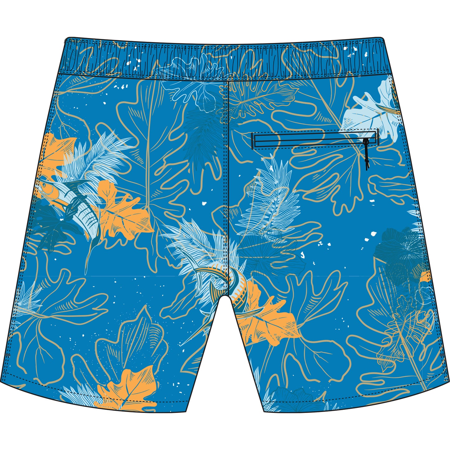 AFTCO STRIKE PRINTED SWIM SHORTS