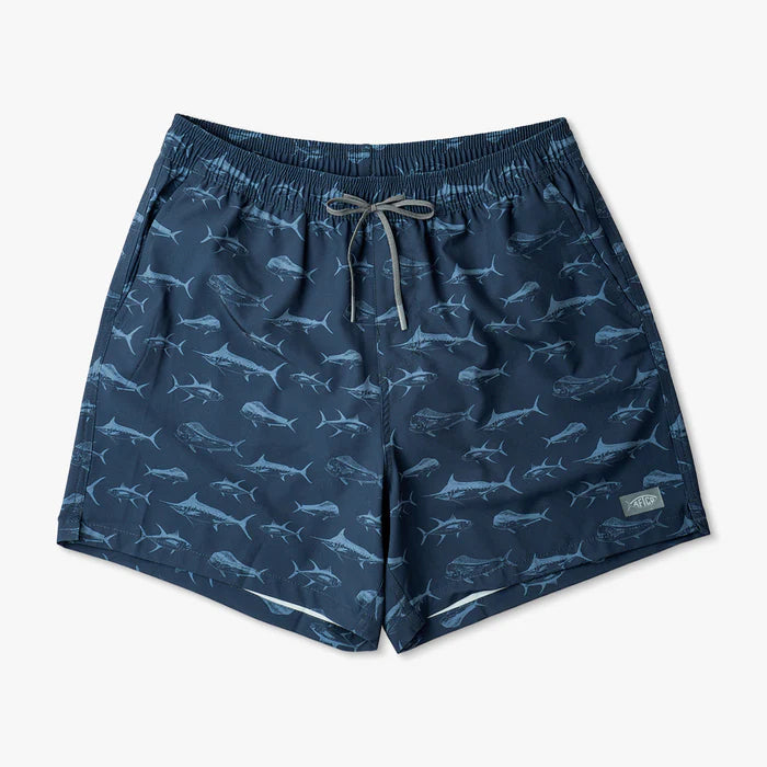 AFTCO STRIKE PRINTED SWIM SHORTS