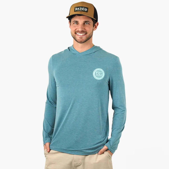 AFTCO OCEAN BOUND LS SUN PROTECTION HOODIE