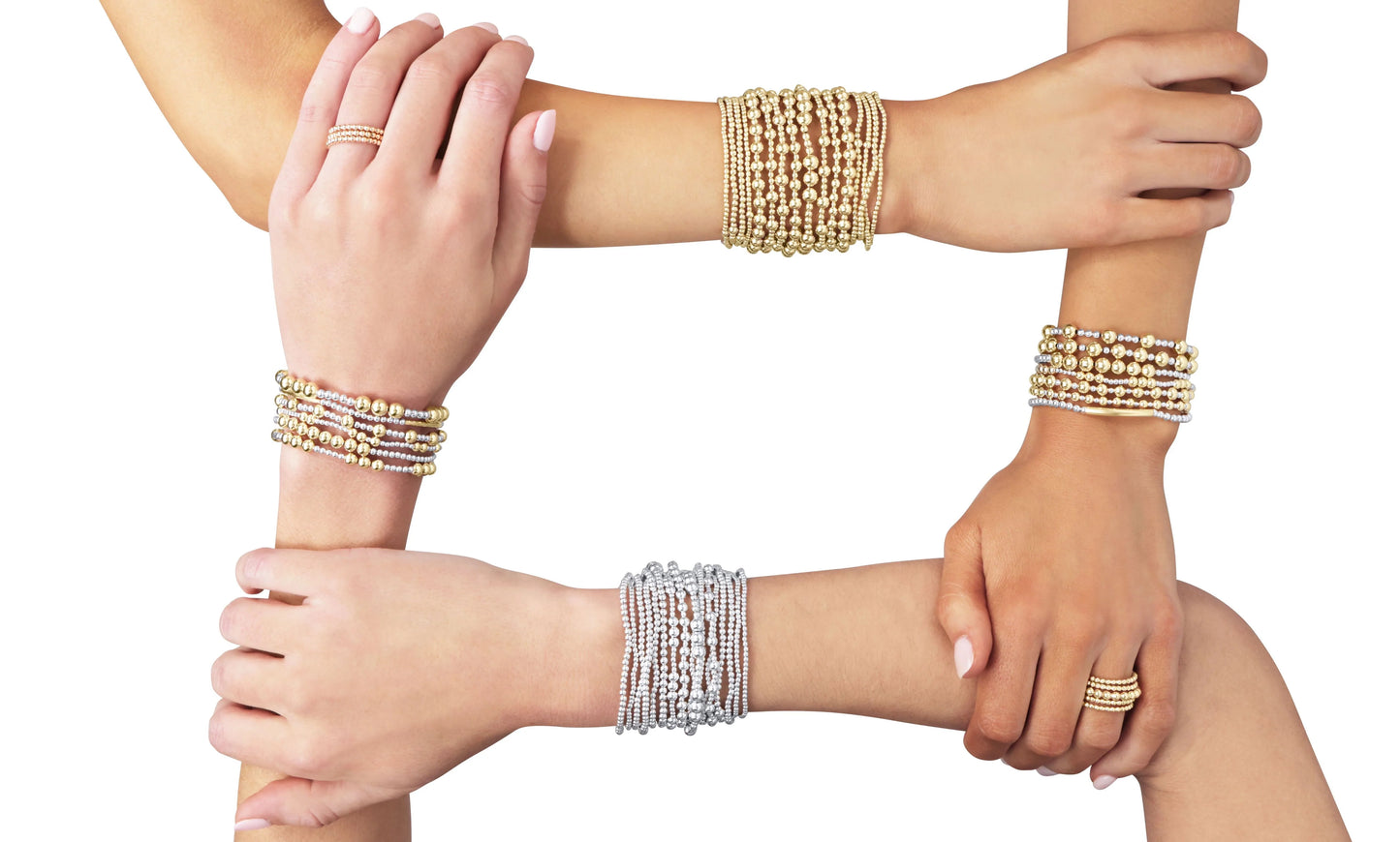 ENEWTON MIXED METAL BRACELETS