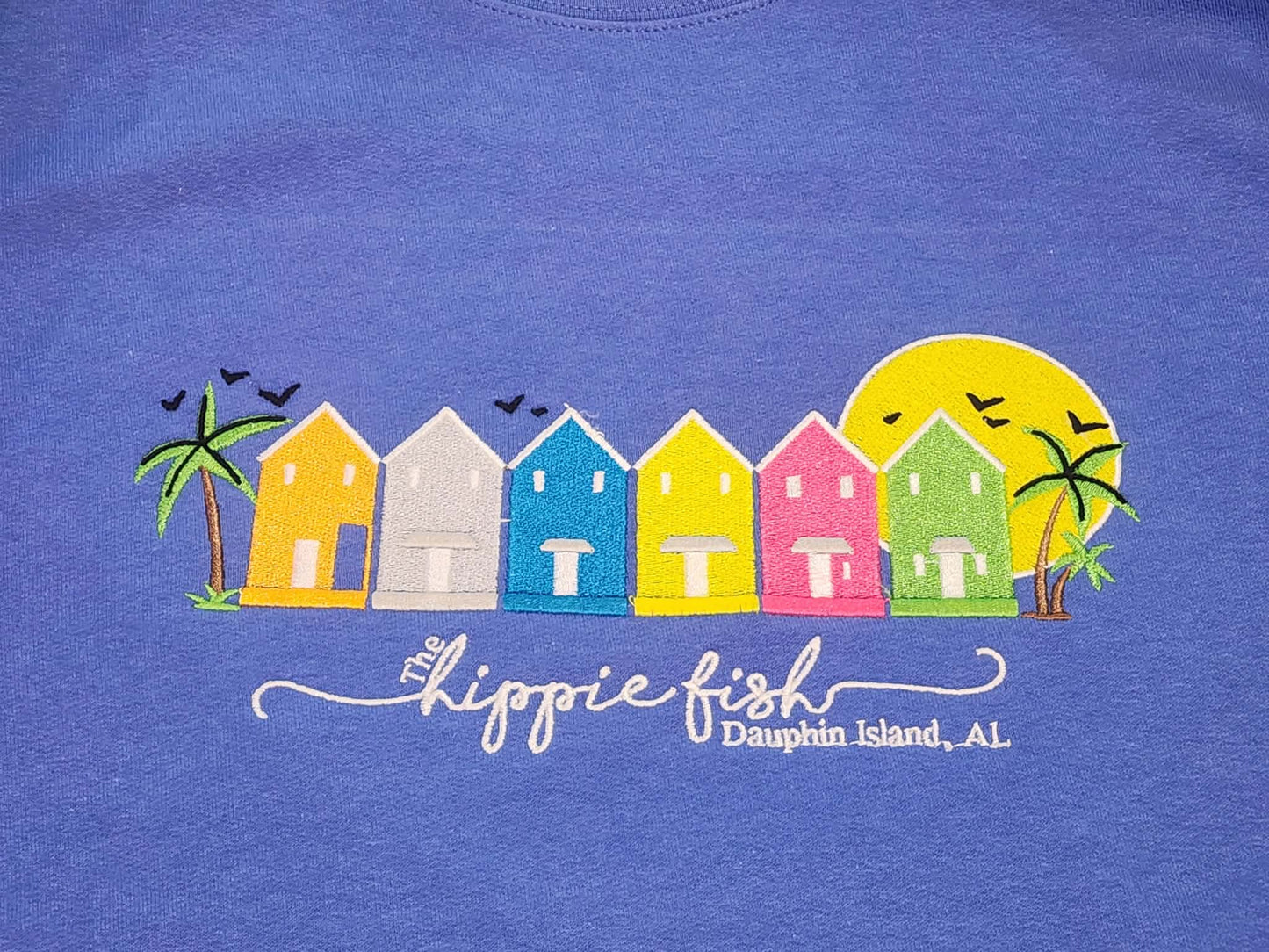 EMBROIDERED BIRDHOUSE SWEATSHIRT
