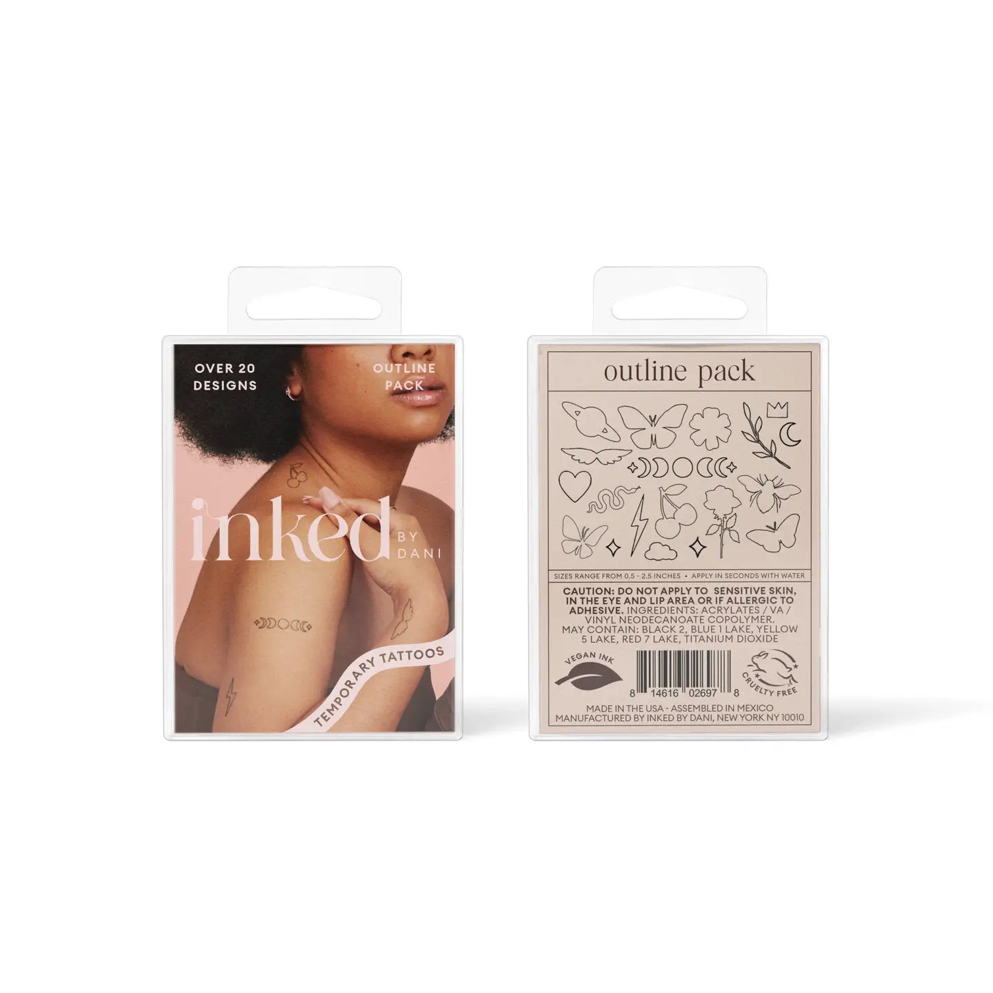 DANI TEMPORARY TATTOOS