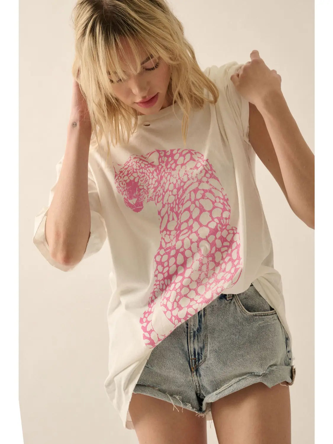 PINK CHEETAH T-SHIRT