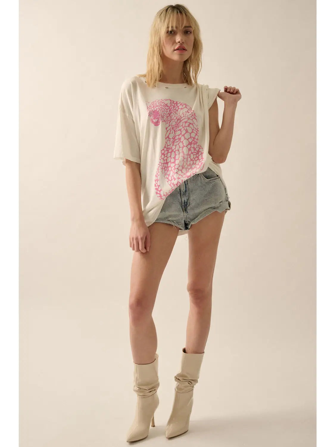 PINK CHEETAH T-SHIRT