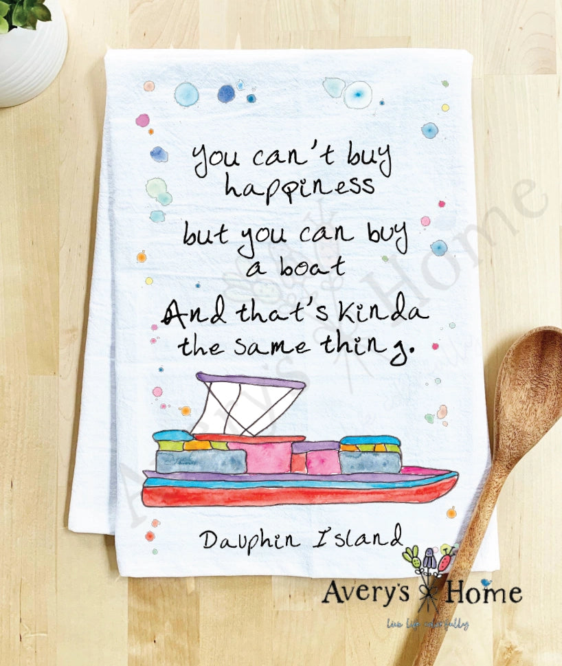 WATERCOLOR TEA TOWELS & STONE COASTERS