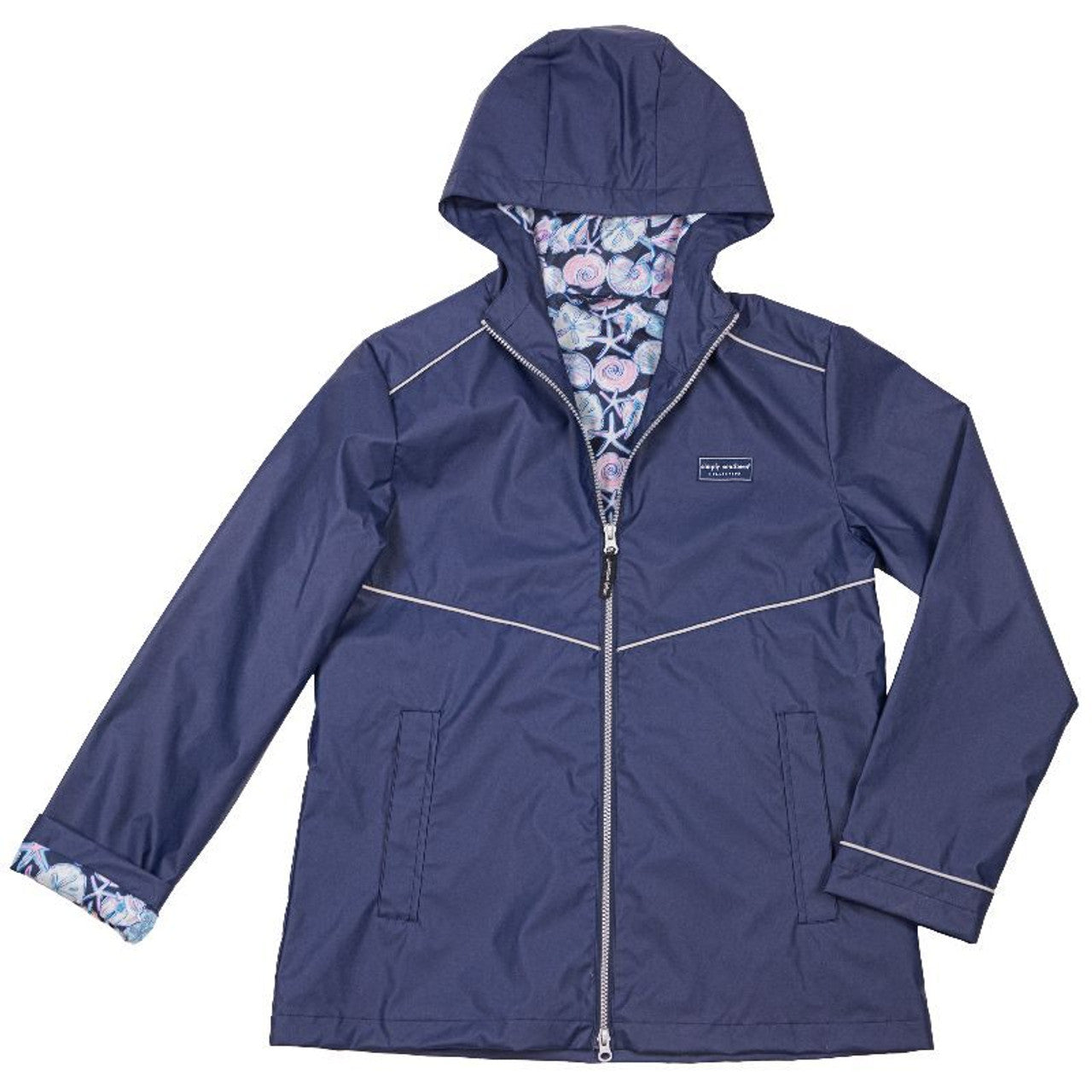 NAVY RAIN JACKET