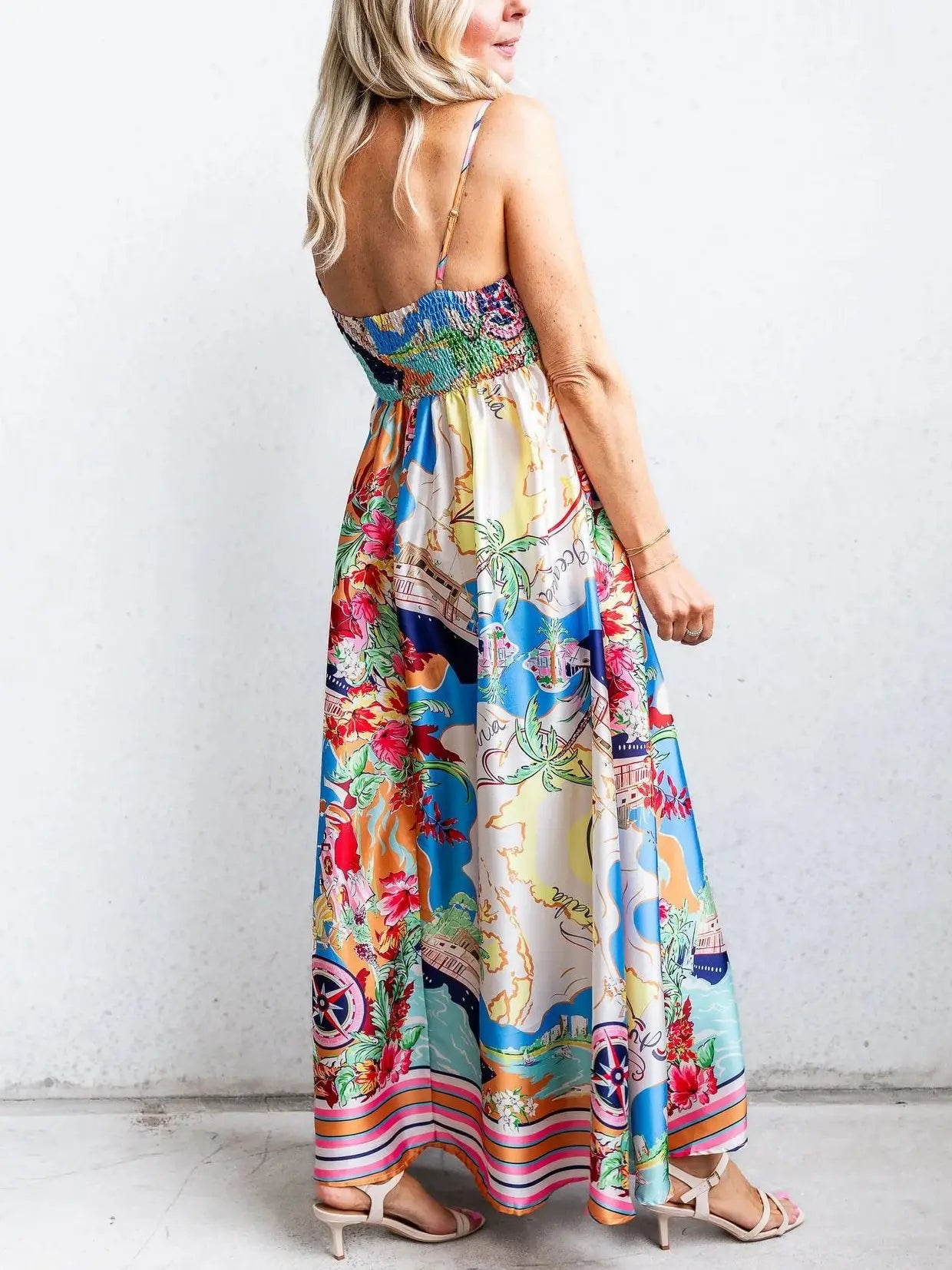 RESORT EMPIRE WAIST MAXI DRESS