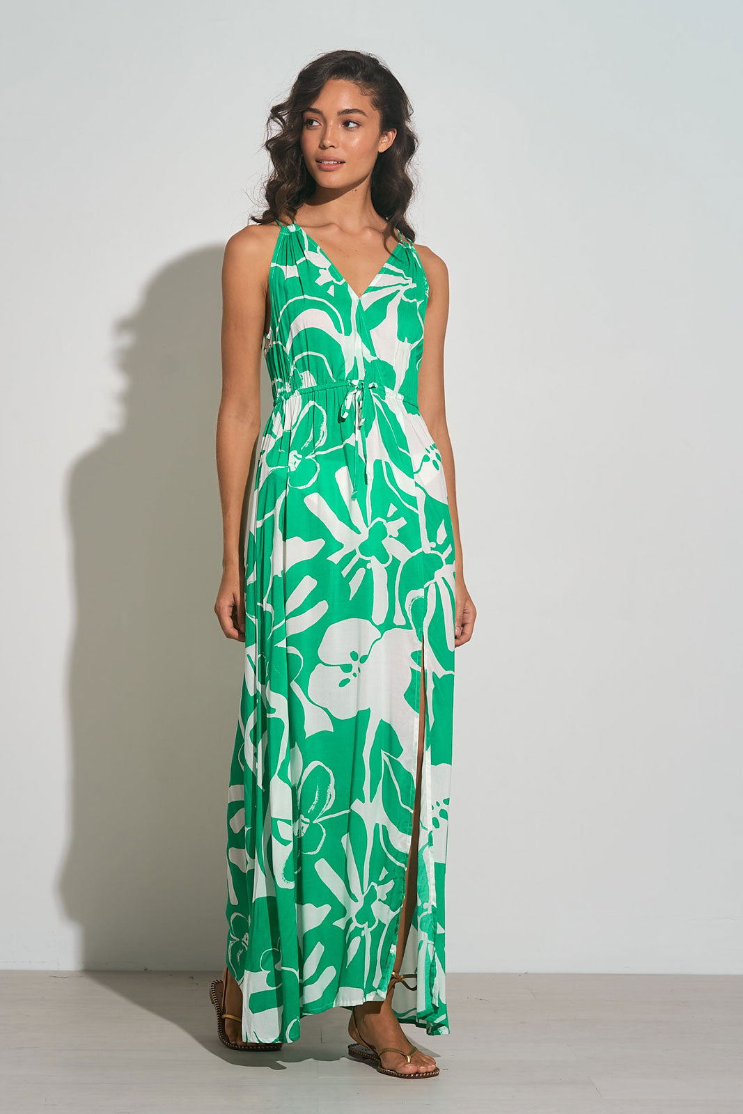 HIBISCUS MAXI DRESS