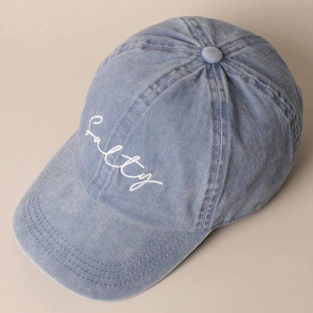SALTY EMBROIDERED HATS