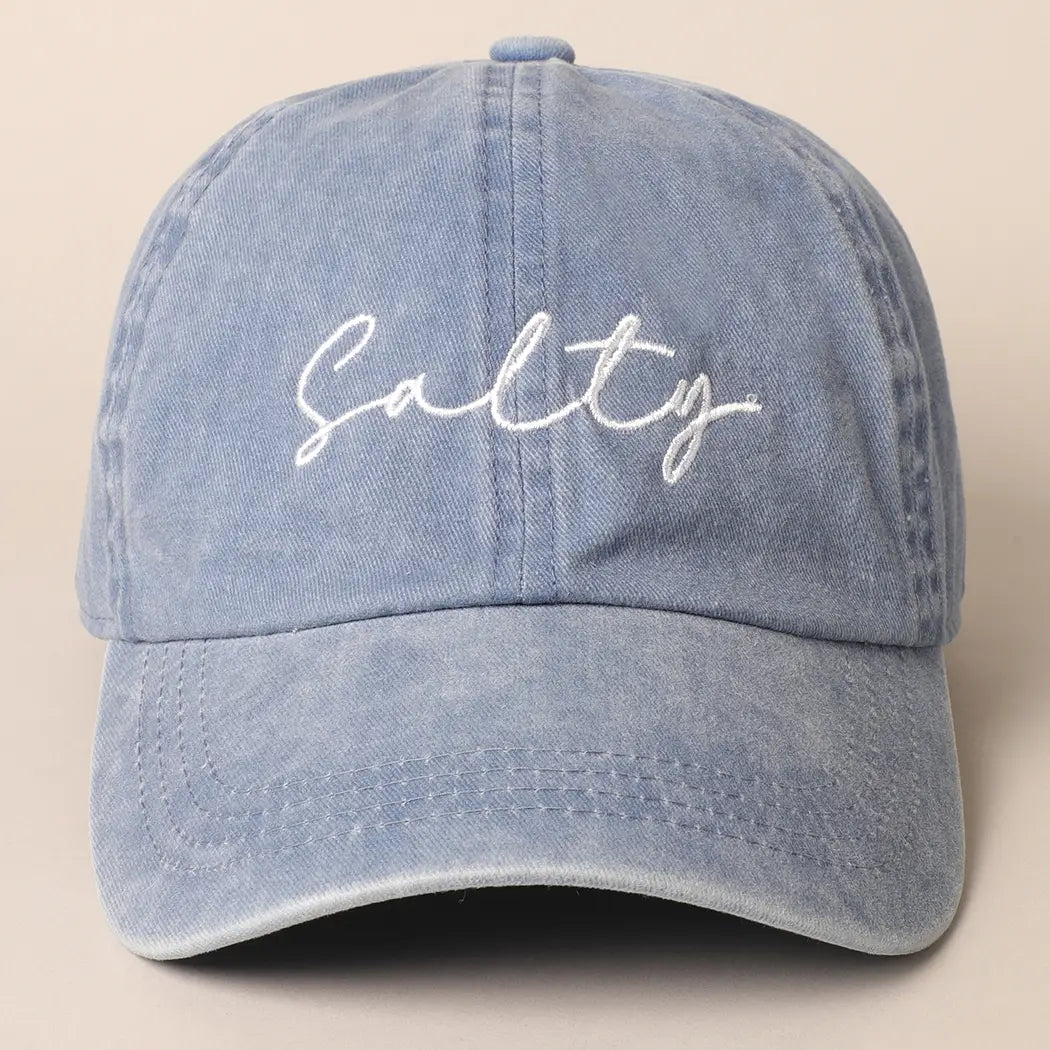 SALTY EMBROIDERED HATS